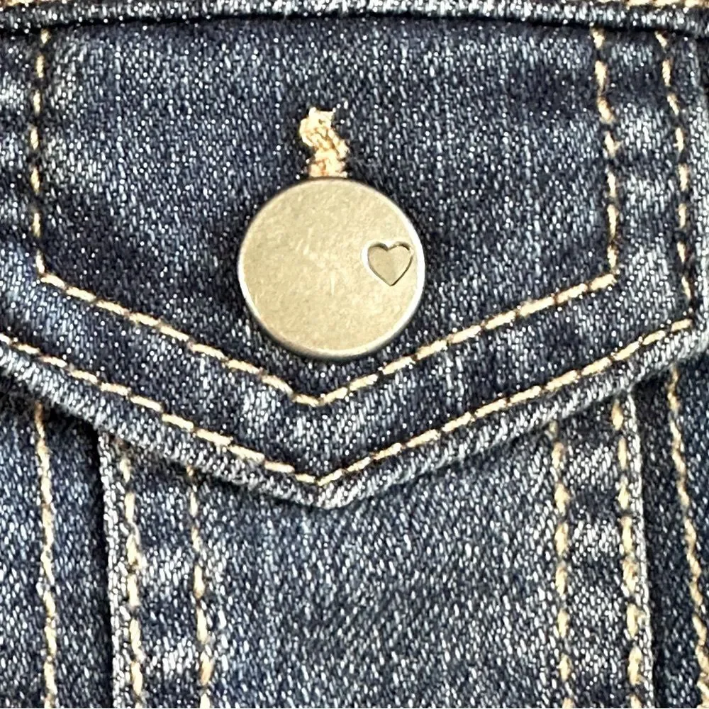 The Children's Place Baby Unisex Blue Denim Jacket SZ 18-24 Months Casual